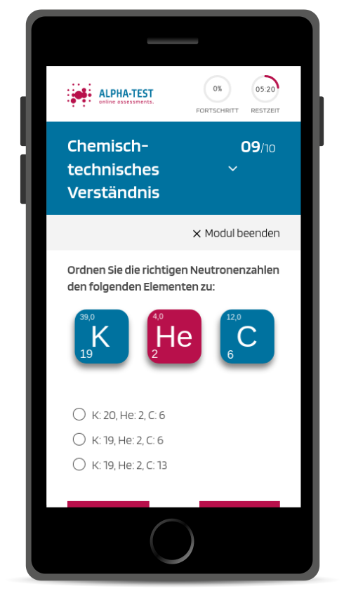 Chemisch-technisches Verständnis