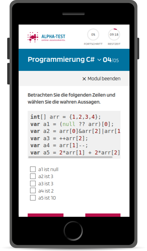Programmierung C#