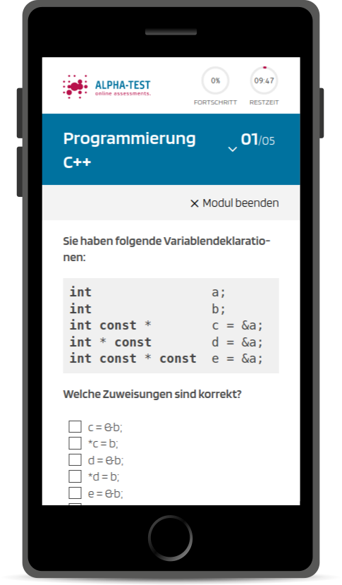 Programmierung C++